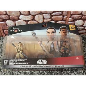 Disney Infinity 3.0 Star Wars the Force Awakens - with REY, FINN - New Sealed #A